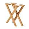 Mesas De Jantar-CASA Acacia Pernas Para Mesa X Conjunto De 2 Natural