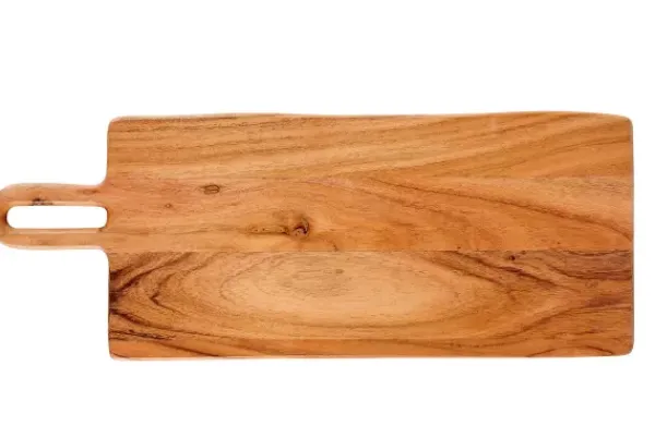 Pratos Para Servir-CASA Acacia Style Prancha Para Servir E Cortar Natural