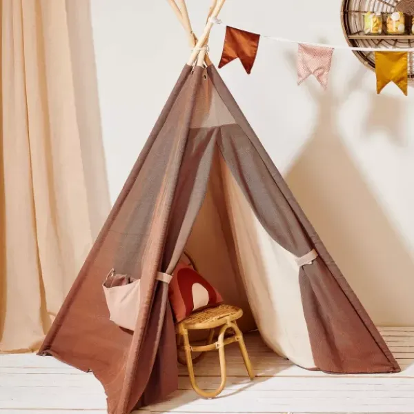 Móveis Para Criancas-CASA Adventure Tenda De Brincar Castanho