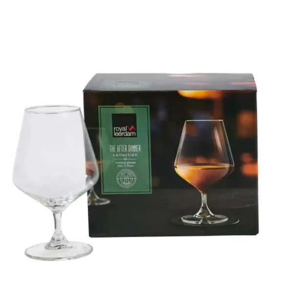 Copos Cocktail-CASA After Dinner Copo Para Conhaque Conjunto De 4 Transparente