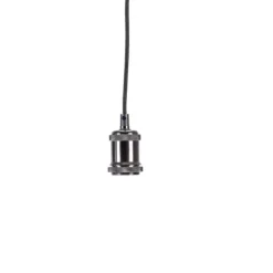 Candeeiros Pendentes-CASA Alu Candeeiro De Teto Preto, Metal
