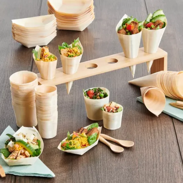 Aperitivo E Tapas-CASA Apero Eco Pratinhos Conjunto De 20 Natural