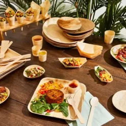 Aperitivo E Tapas-CASA Apero Eco Pratinhos Conjunto De 20 Natural