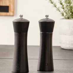 Instrumentos De Cozinha-CASA Ash Moinho De Sal Preto