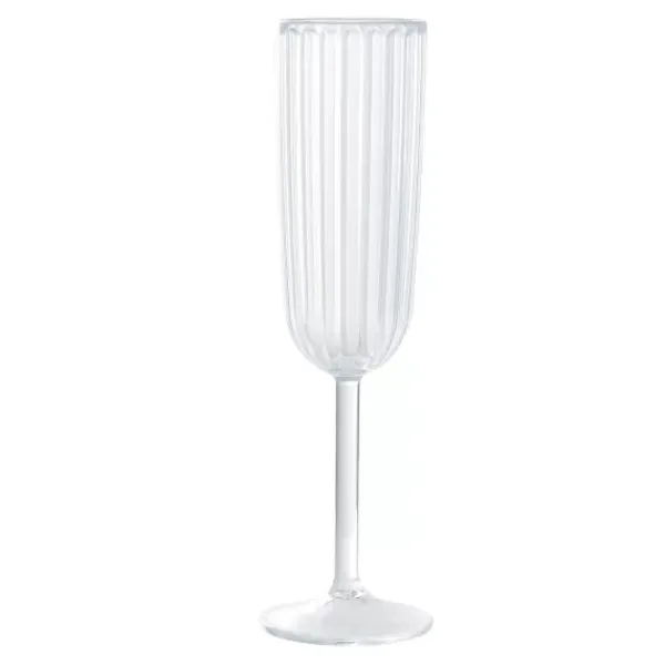 Copos Para Champanhe-CASA Aura Flute Transparente