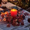 Decora O Para Pendurar-CASA Autumn Coroa De Folhas Castanho