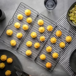 Acessórios Para Bolos-CASA Bakery Grelha Pastelaria Dobr Vel Preto