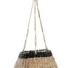 Vasos Para Pendurar-CASA Baku Vaso De Pendurar Preto, Natural