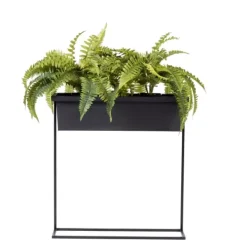 Vasos Em P-CASA Balco Caixa Para Plantas Preto
