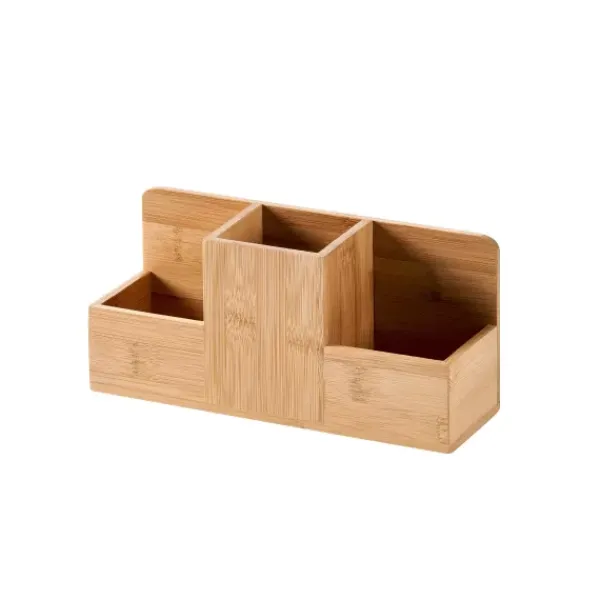 Caixas De Arrumação-CASA Bamboo Caixa-Canetas Natural