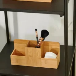 Caixas De Arrumação-CASA Bamboo Caixa-Canetas Natural