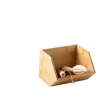 Caixas De Alimentos-CASA Bamboo Organizador Empilh Vel Natural
