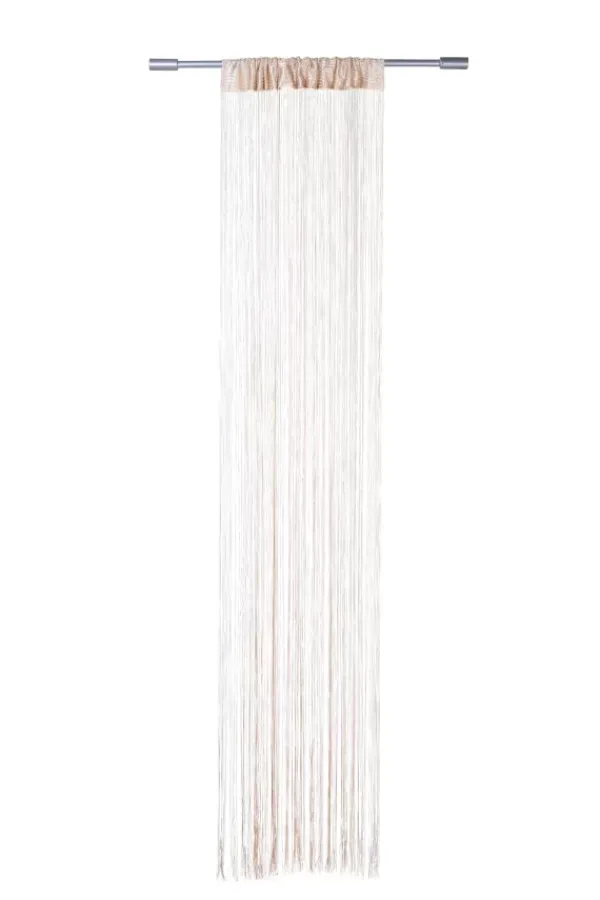 Cortinas-CASA Beige Cortina De Franjas Bege