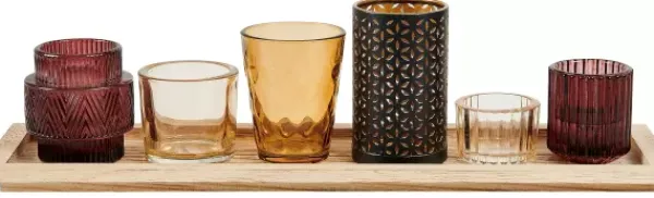 Suportes Para Velas Para Lamparinas-CASA Belinda Partylight 7 Pe As Diversas Cores