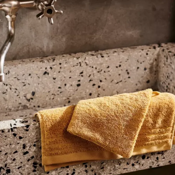 Luvas De Banho-CASA Bio Soft Luva De Banho Amarelo