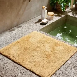 Tapetes De Banho-CASA Bio Soft Tapete De Banho Ocre Amarelo