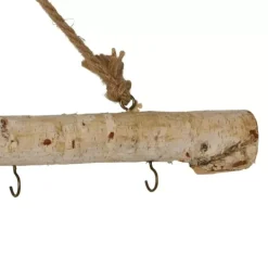 Decora O Para Pendurar-CASA Birch Ramo Com 7 Ganchos Natural