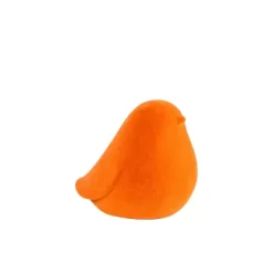 Figuras Deco-CASA Birdie Decora O Em P Cor-De-Laranja