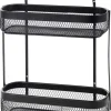 Acessórios De Cozinha-CASA Black Lunar Cesto Oval De 2 Pe As Preto