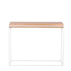 Consolas-CASA Blok Consola Branco, Natural