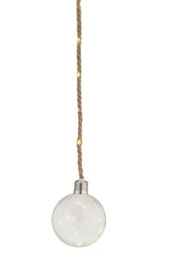 Lâmpadas Led-CASA Bloxem Bola Deco Com 20 Leds Transparente