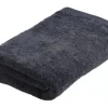 Lencois De Banho-CASA B-Lux Len Ol De Banho Cinzento Preto