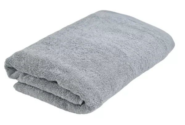 Lencois De Banho-CASA B-Lux Len Ol De Banho Prateado Cinzento