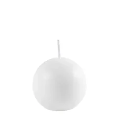 Velas-CASA Bola Vela Bola Branco