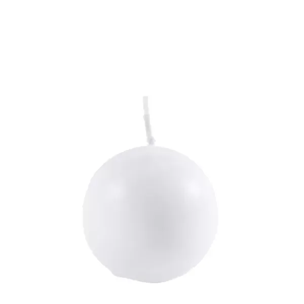 Velas-CASA Bola Vela Bola Branco