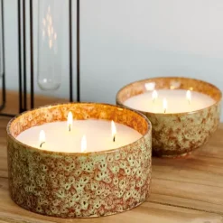 Velas-CASA Bowl Vela Em Pote Branco
