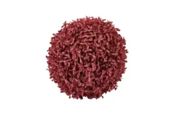 Plantas Artificiais-CASA Boxwood Bola Buxo Vermelho