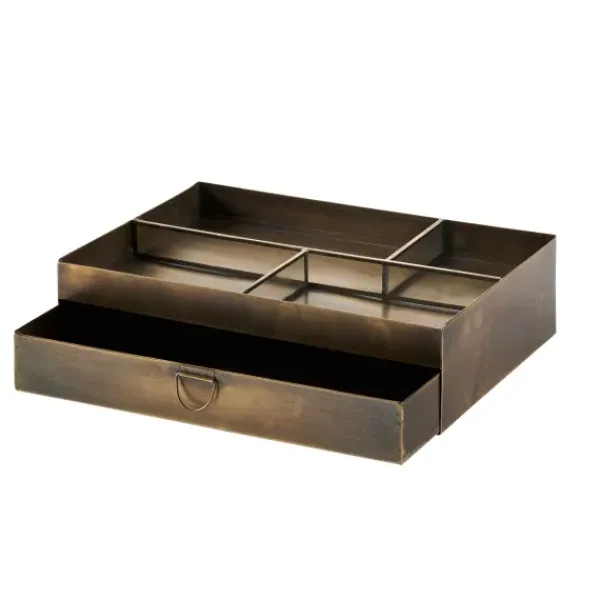 Porta-Cartas-CASA Brass Organizador De Secret Ria Bronze