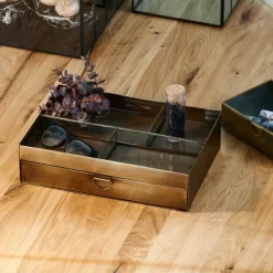 Porta-Cartas-CASA Brass Organizador De Secret Ria Bronze