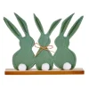 Figuras Deco-CASA Bunnies Decora O Em P Natural