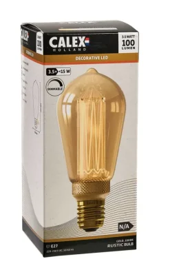 Lâmpadas Led-CASA Calex Candeeiro Led E27 1800K