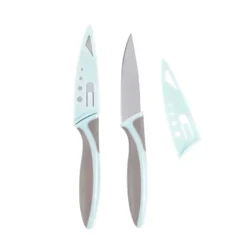 Facas Descascadoras-CASA Kitchen Descascadoras Conjunto De 2 Cinzento, Azul