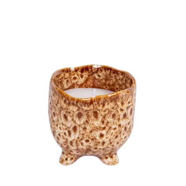 Velas-CASA Ceramic Vela Em Pote Castanho