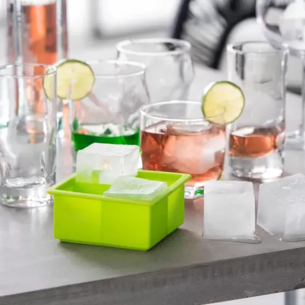Acessórios Cocktail-CASA Cocktail Forma Para Cubos De Gelo Verde