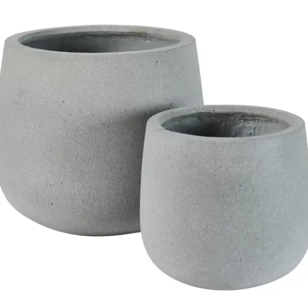 Vasos-CASA Como Vaso De Jardim Cinzento