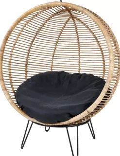 Poltronas-CASA Cozie Cadeira Lounge Natural