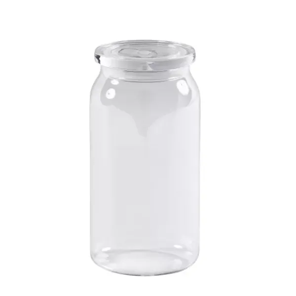 Boiões-CASA Crystal Pote Til Com Tampa Transparente