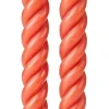 Velas-CASA Curl Velas Conjunto De 2 Vermelho