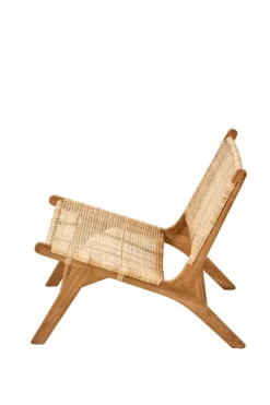 Poltronas-CASA Diah Cadeira Lounge Natural