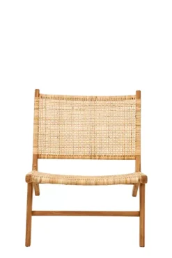 Poltronas-CASA Diah Cadeira Lounge Natural