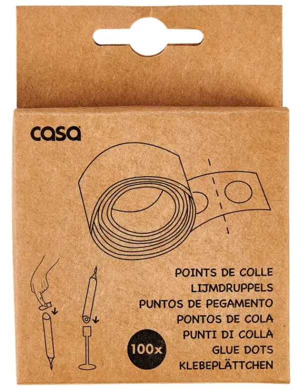 Velas-CASA Dot Pastilhas Adesivas Para Velas Branco