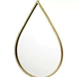 Espelhos-CASA Drop Espelho Dourado