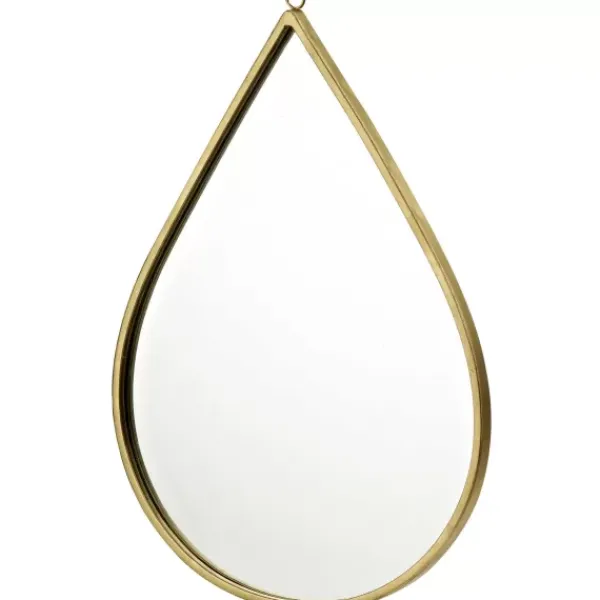 Espelhos-CASA Drop Espelho Dourado