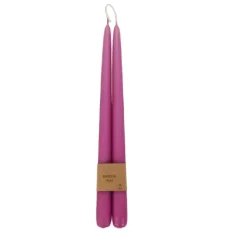 Velas-CASA Duo Vela Conjunto De 2 Rosa