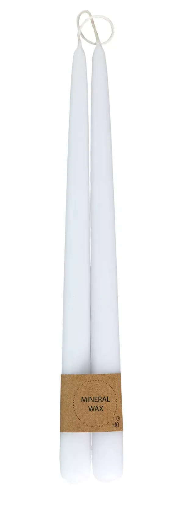 Velas-CASA Duo Velas Conjunto De 2 Branco