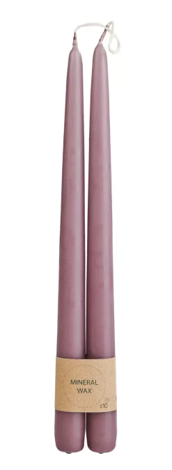 Velas-CASA Duo Velas Conjunto De 2 Roxo